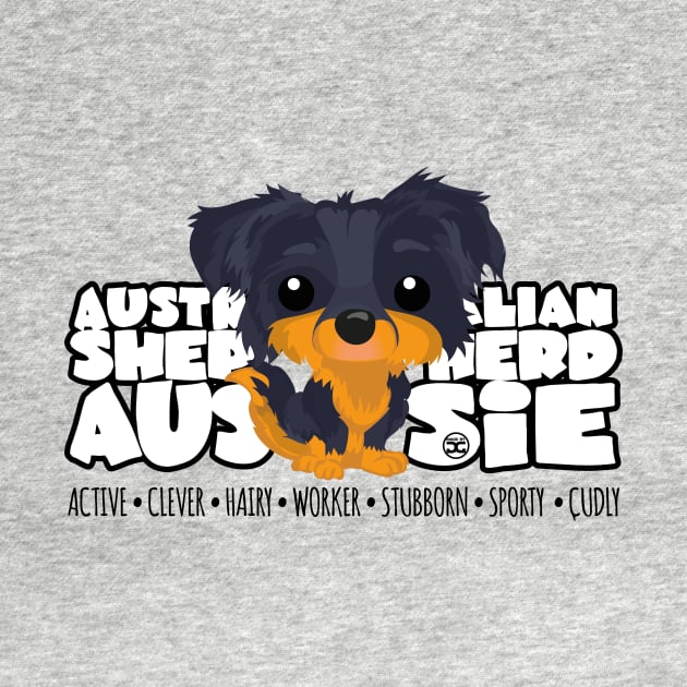 DGBigHeads - Aussie Black Tan by DoggyGraphics